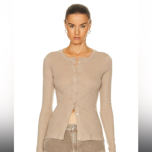 Enza Costa Cashmere Long Sleeves Cardigan NWOT - Picture 2 of 12